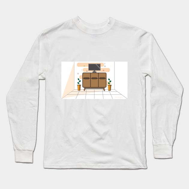 family room Long Sleeve T-Shirt by yaya store